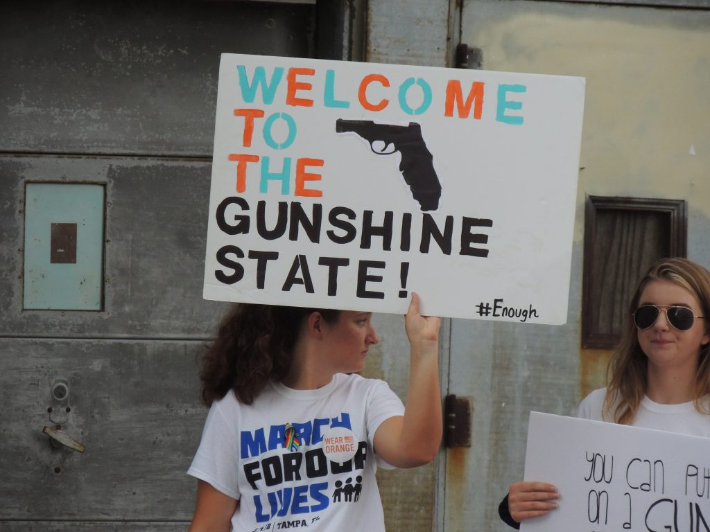 Staffers at Florida state colleges and universities can carry guns on campus under a bill that passed the Senate