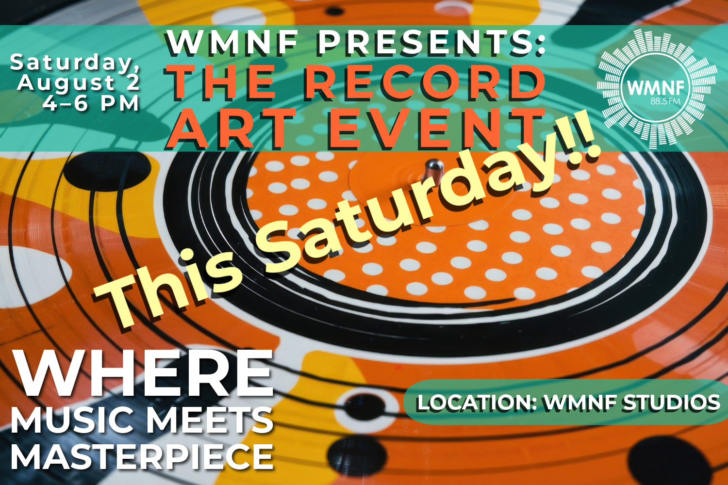 WMNF Presents: The Record Art Event - WMNF 88.5 FM