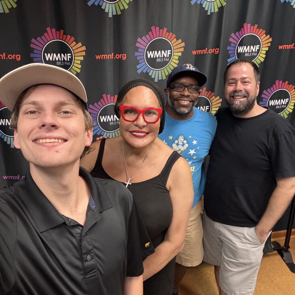 Show hosts Chris Gorman, Esme Russell, and Bryan Hinkson joined by Tampa Bay Gay Founder, David Borman