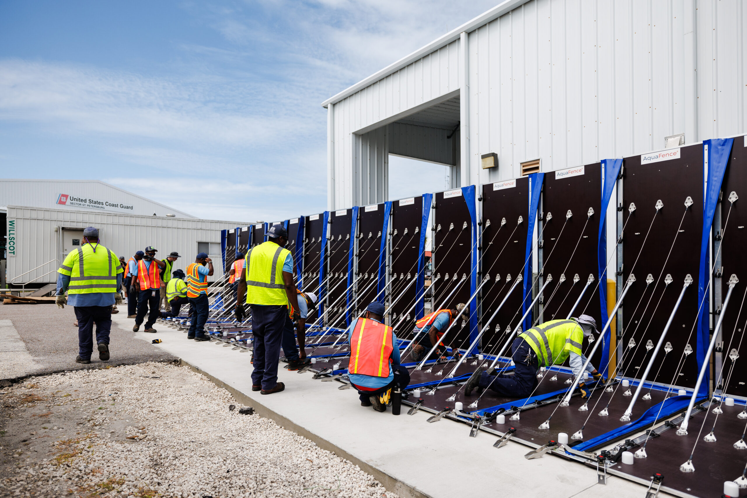 St. Petersburg installs 'AquaFence' to shield critical facility