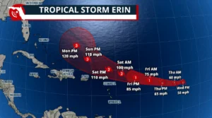 Tropical Storm Erin hurricane FPREN