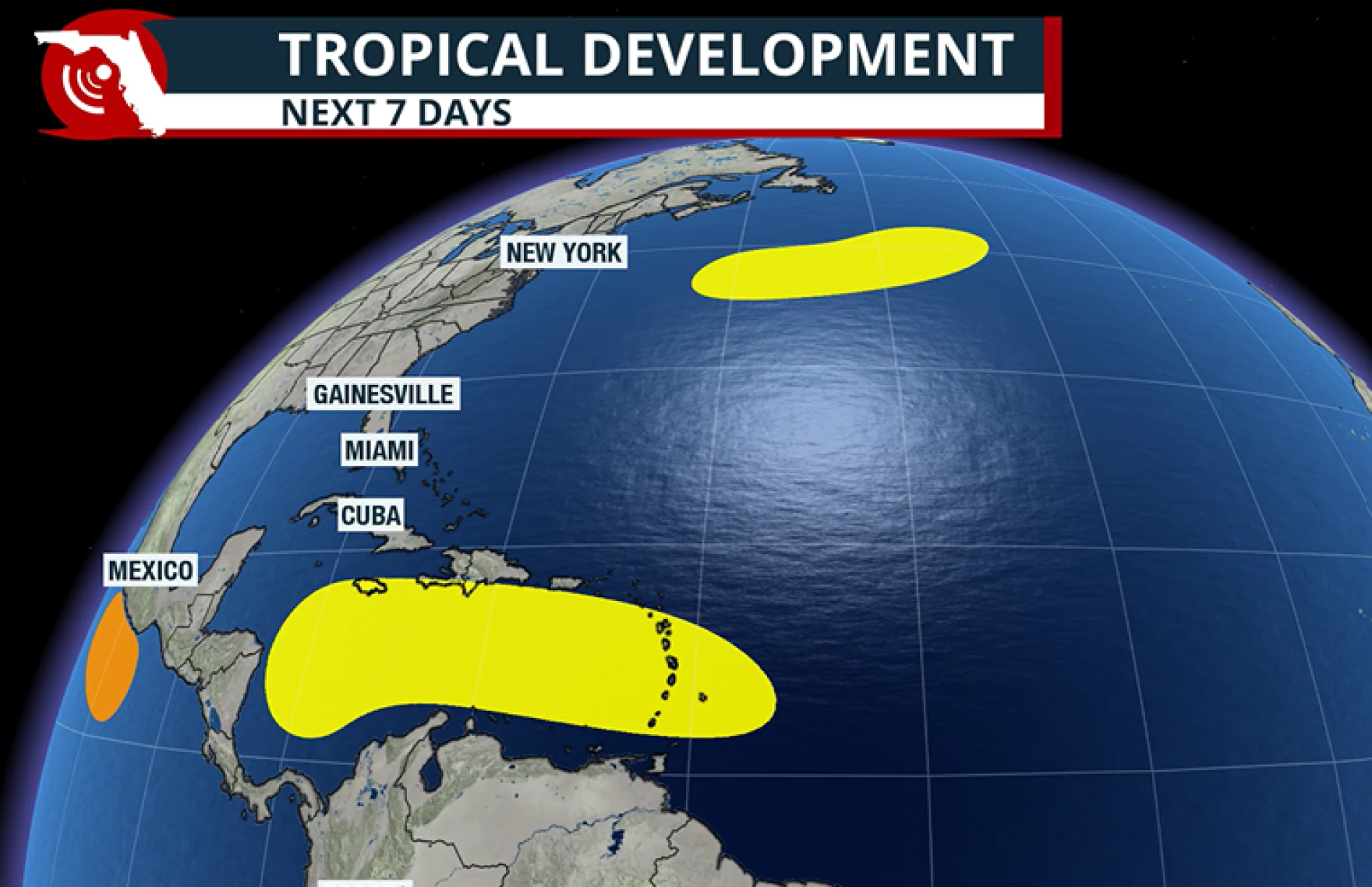 The National Hurricane Center highlights two areas to watch in the Atlantic basin