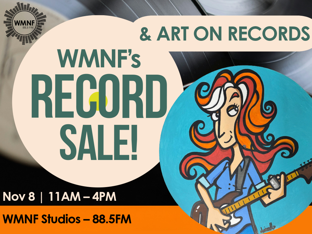 WMNF's Record Sale & Vinyl Art Show – One Epic Day - WMNF 88.5 FM
