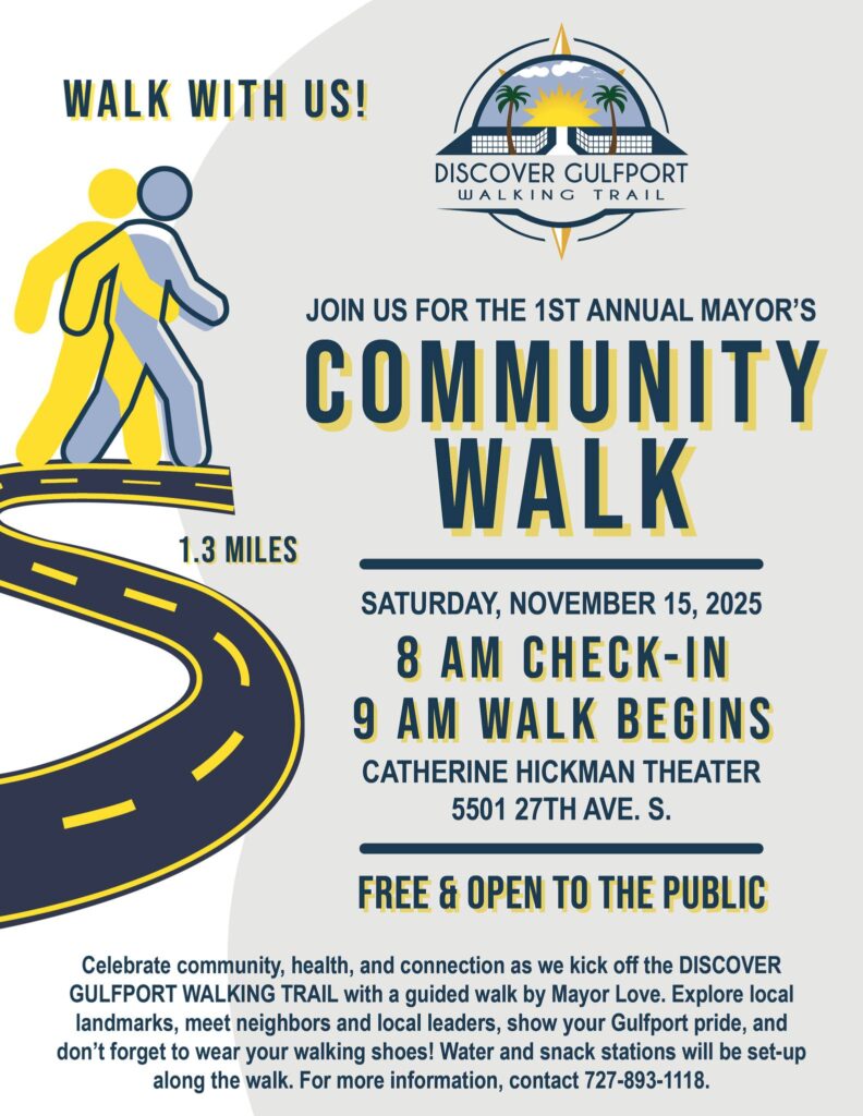 Discover Gulfport Walking Trail community walk