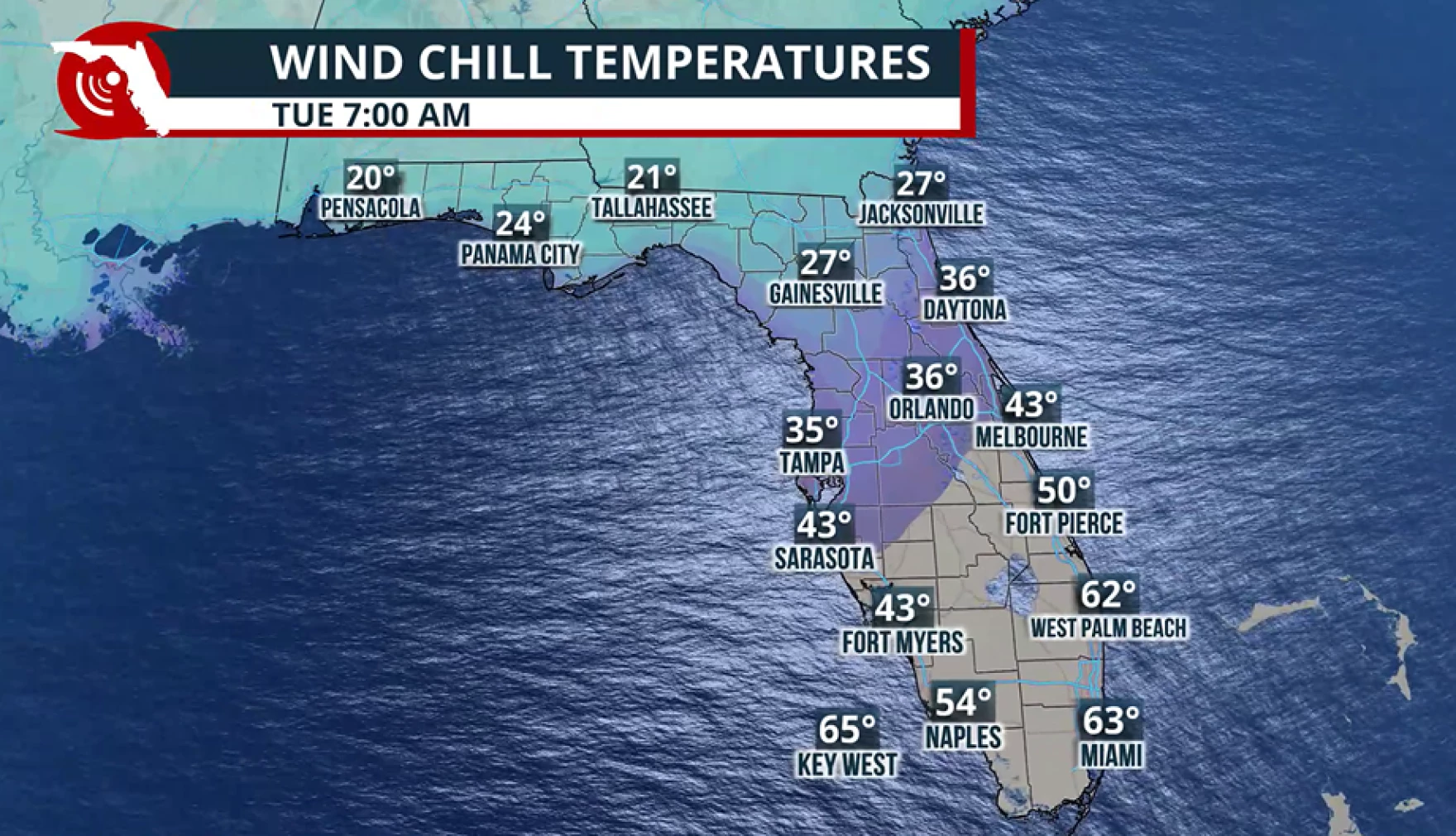 Florida’s holiday warm spell will end with a cold front