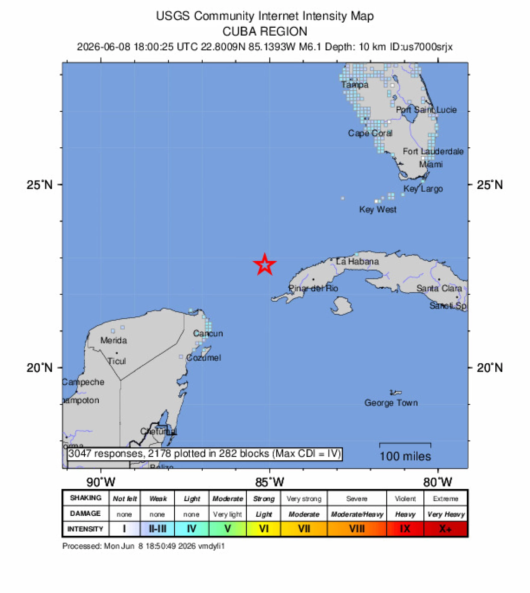 What we know about the 6.1 magnitude earthquake off Cuba that was felt across Florida