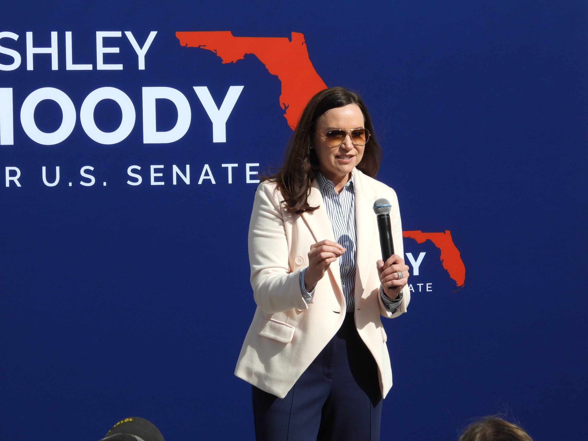 Ashley Moody Called It 'Hogwash' That She Avoids the Press. Then Her Team Ushered Her Away From the Next Question.